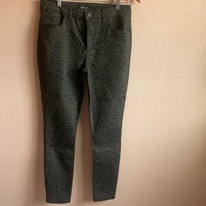 STS Blue Olive Leopard Print Skinny Jeans